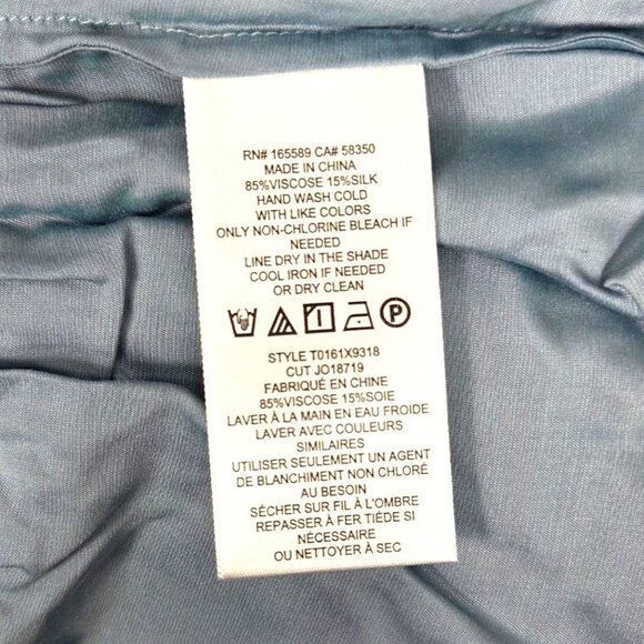 Joie Ashlene Cap Sleeve Wrap Top in Citadel Size 1X 16W Silk Blend NWT - Picture 7 of 7